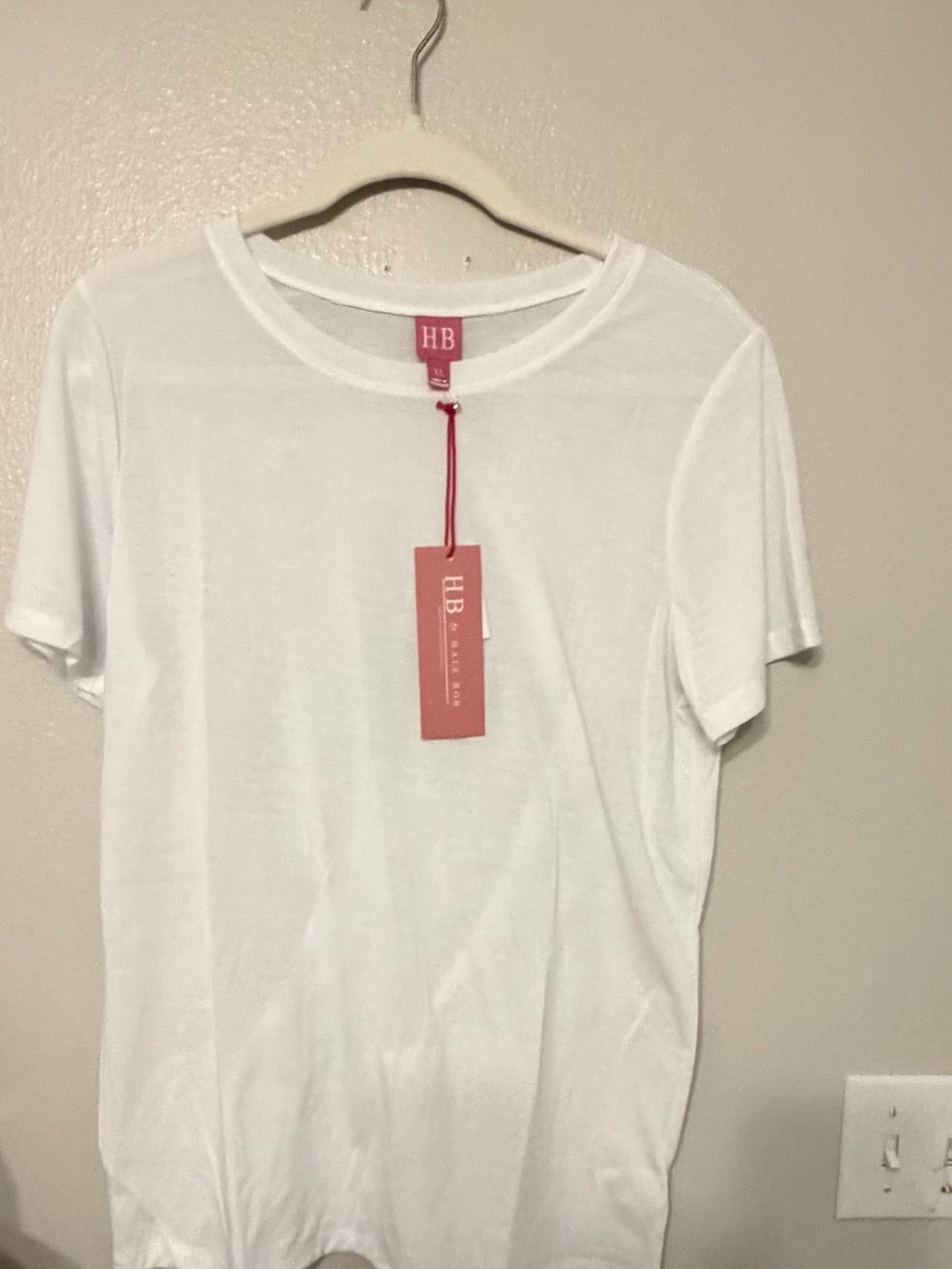 Hale Bob White Short Sleeve Crewneck Tee